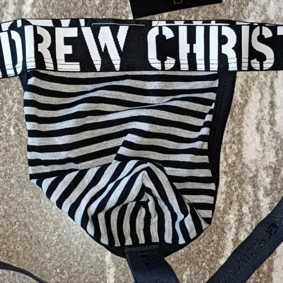 🔥 Andrew Christian Men's Prison Jockstrap Underwear New Size Medium - Picture 2 of 3